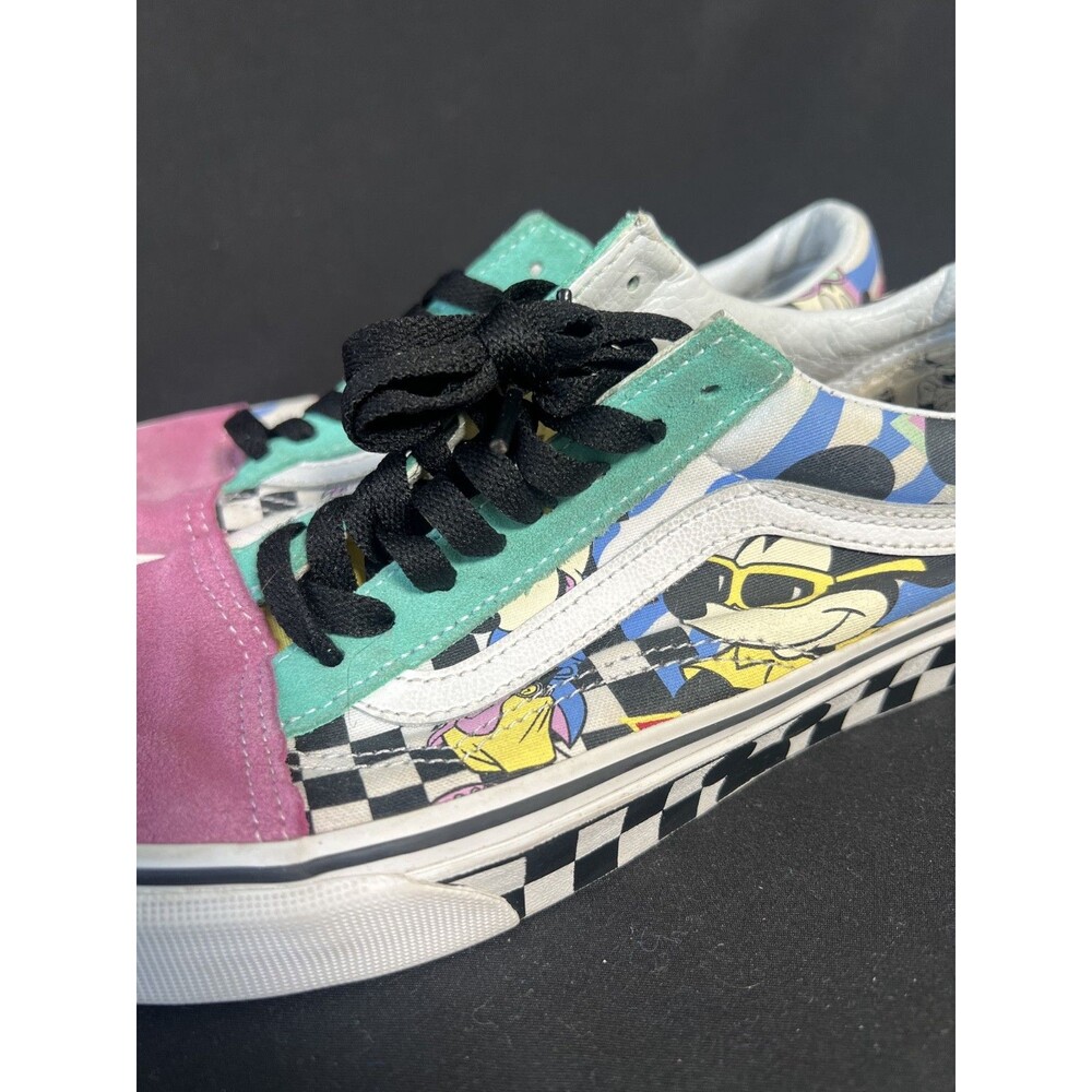Vans X Disney Old Skool Shoes 80s Mickey Minnie Mouse Mens 7 Womens 8.5 - Picture 10 of 13